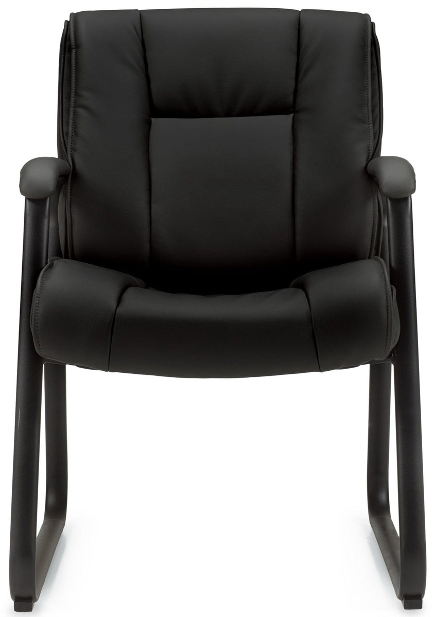 OTG Sled Base Luxhide Leather Guest Chair OTG2782