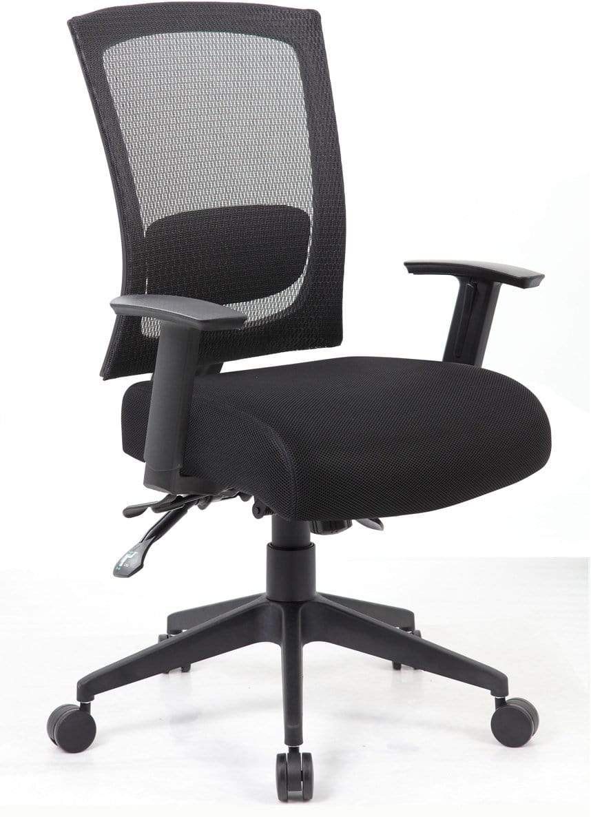 Boss Black Mesh Back Task Chair