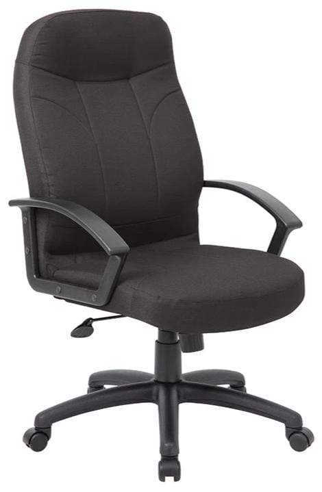 Boss High Back Padded Exec. Chair - Black - Stationery and Office Supplies  Jamaica Ltd.