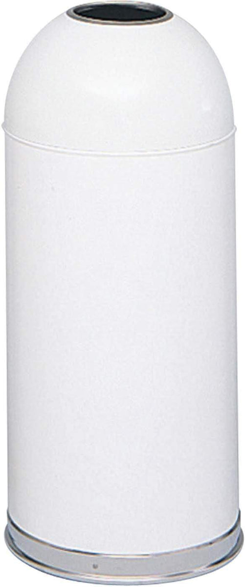 Open Top Dome Trash Can, 15-Gallon