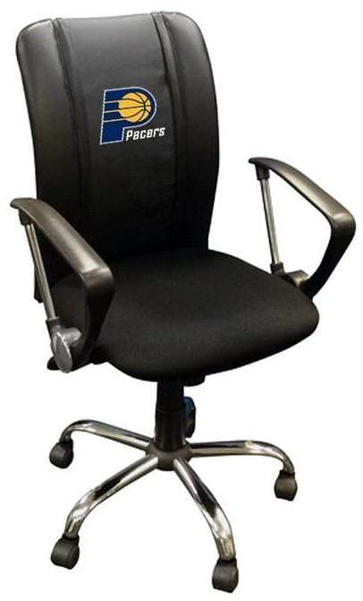 Los Angeles Clippers NBA Curve Task Chair with Secondary Logo Panel
