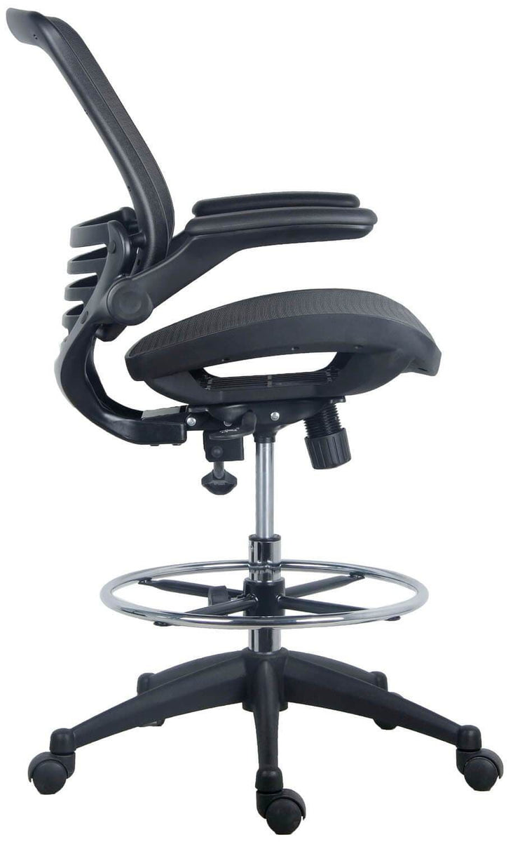 Harwick Evolve Mesh Big and Tall Drafting Chair Dark Knight