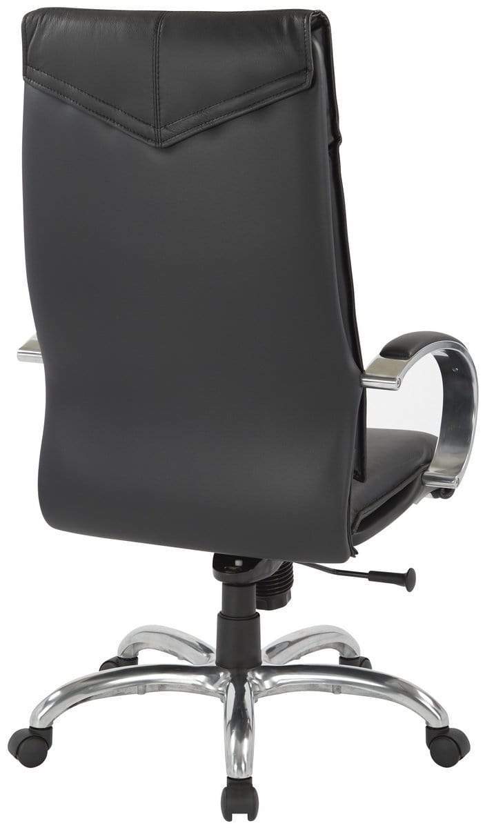 Deluxe High Back Leather Office Chair [8200]