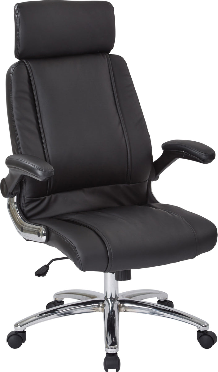 Chrome base office discount chair