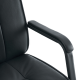 Harwick Premium Top Grain Leather Waiting Room Chair with Sled Base [960L] Harwick Guest Chair 960L