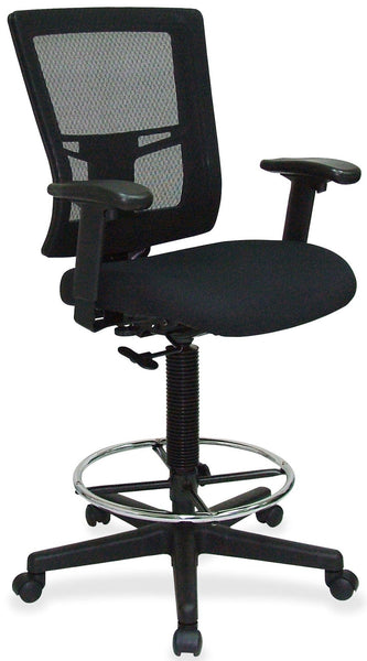 Lorell Mesh Back Drafting Chair with Chrome Footring [LLR43100 ...