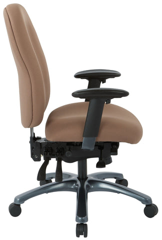 Work Smart Upholstered Office Chair with Adjustable Arms [SC66] – Office  Chairs Unlimited – Free Shipping!