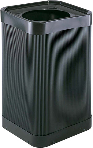 Indoor Outdoor Trash Can Recessed Panel Side Open 38 Gallon [9476] – Office  Chairs Unlimited – Free Shipping!