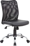 Boss office products budget mesh task deals chair without arms in black