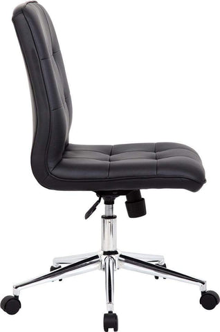 Work Smart Upholstered Office Chair with Adjustable Arms [SC66] – Office  Chairs Unlimited – Free Shipping!