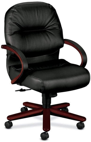 HON Pillow Soft Ergonomic Fabric High Back Executive Office Chair Black -  Office Depot