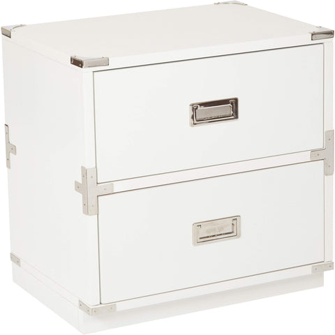 OSP Designs Seabrook Three-Tier Storage Unit - White