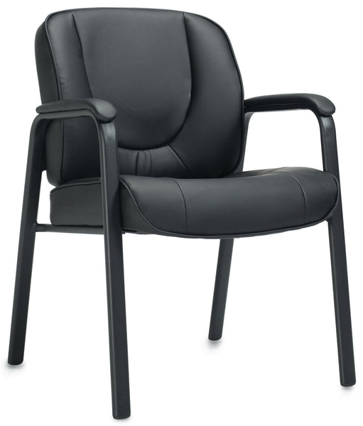 OTG Luxhide Leather Guest Chair [OTG3915B] – Office Chairs Unlimited ...