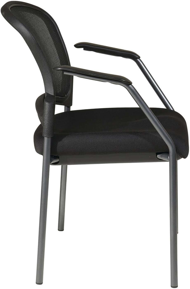 Pro-Line II™ ProGrid Contour Back Titanium Visitors Arm Chair [86710-3 ...