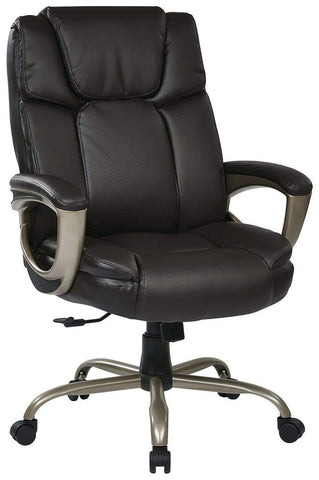 Full grain leather online office chair