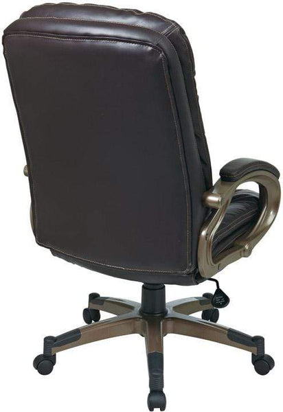 Work Smart Eco-Leather Executive Office Chair [ECH83507] – Office ...