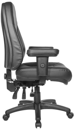 Office Star Professional Dual Function Ergonomic High Back Leather Chair EC4300-EC3